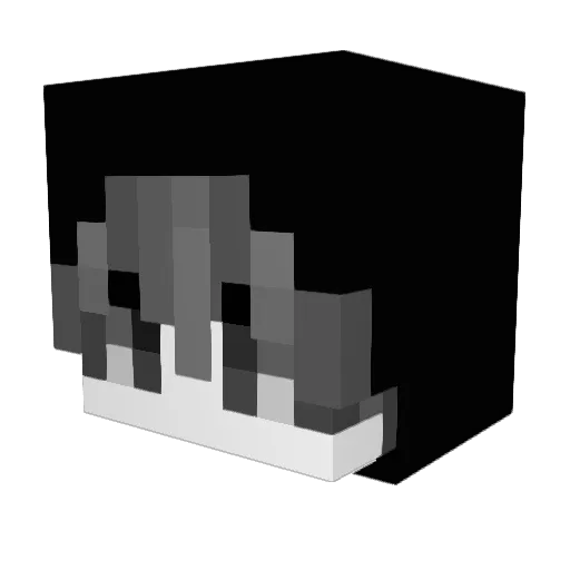 pppanyappp Minecraft avatar head, 3D render