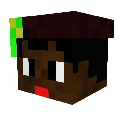 pppman007 Minecraft avatar head, 3D render