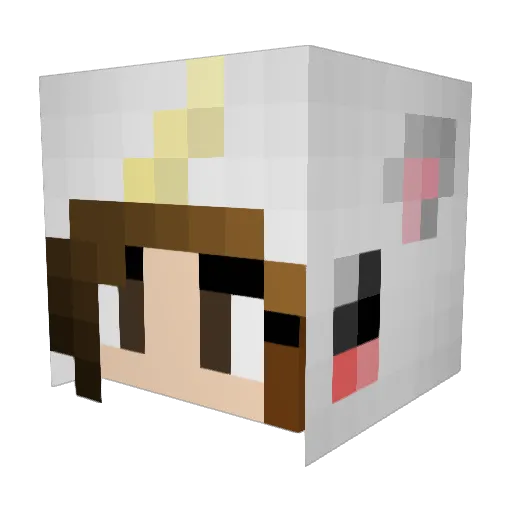 ppranger Minecraft avatar head, 3D render