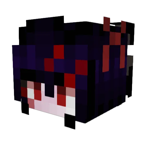ppsv Minecraft avatar head, 3D render