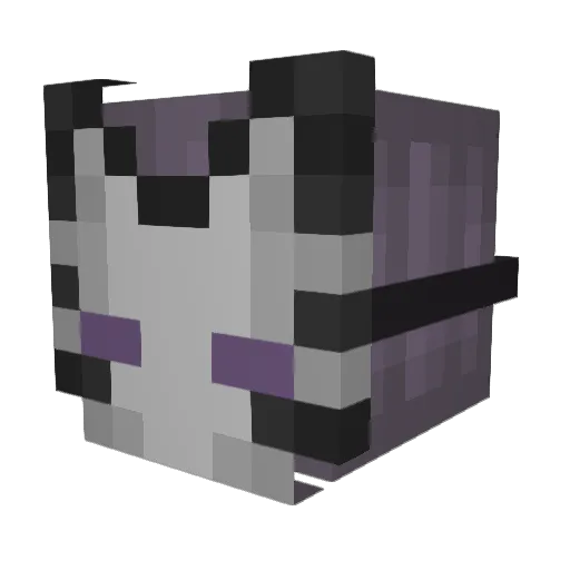ppt1m3 Minecraft avatar head, 3D render