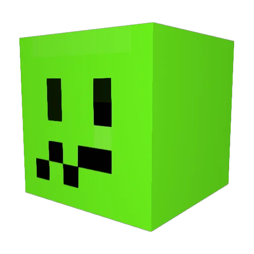 ppuc24 Minecraft avatar head, 3D render