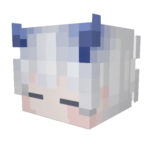 ppuma7985 Minecraft avatar head, 3D render