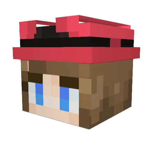ppz819 Minecraft avatar head, 3D render