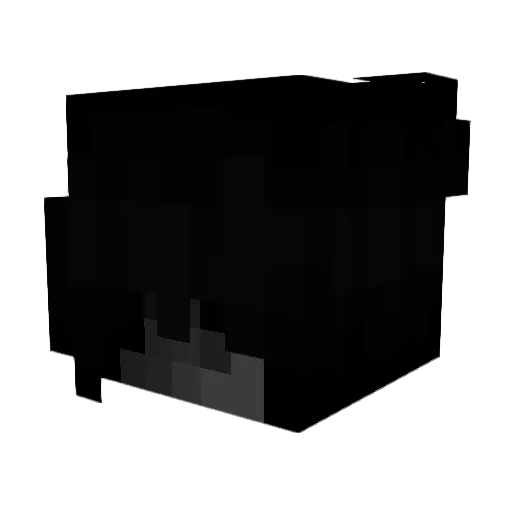 pquatre Minecraft avatar head, 3D render