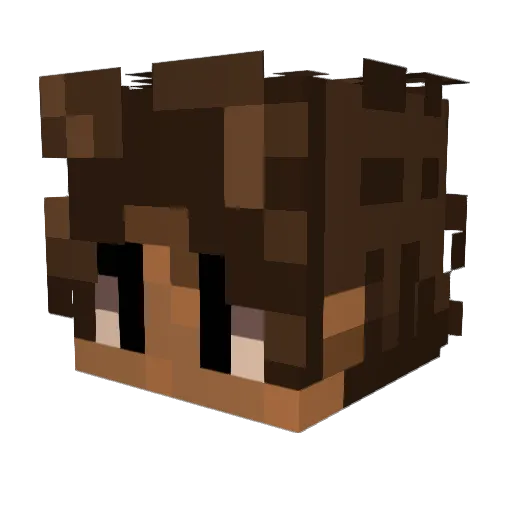 pr0_g4mer427 Minecraft avatar head, 3D render