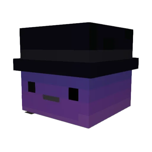 pr1sms Minecraft avatar head, 3D render