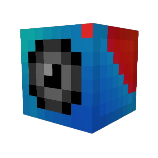 pr1vacy Minecraft avatar head, 3D render