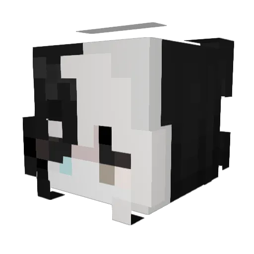pr2y Minecraft avatar head, 3D render