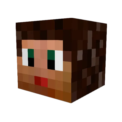 pr33datOr Minecraft avatar head, 3D render