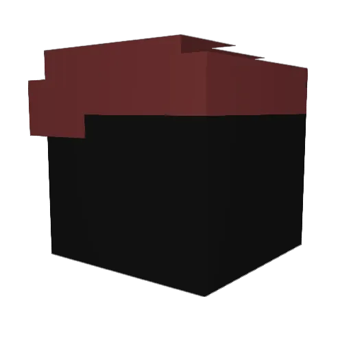 practicalneuron Minecraft avatar head, 3D render