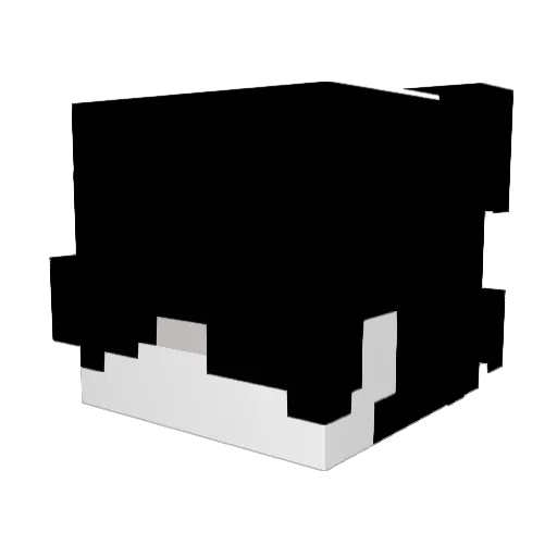prae_dolore_ Minecraft avatar head, 3D render
