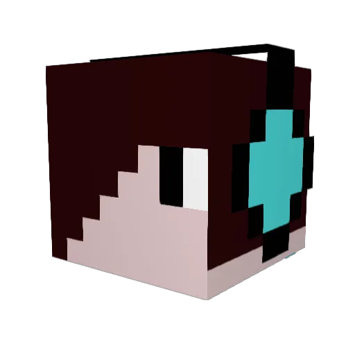 pragejmer1337 Minecraft avatar head, 3D render