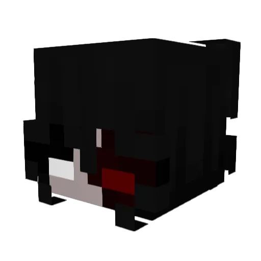prap0_1 Minecraft avatar head, 3D render