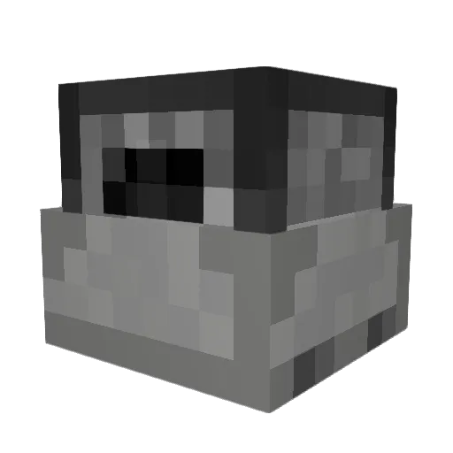 prareb Minecraft avatar head, 3D render