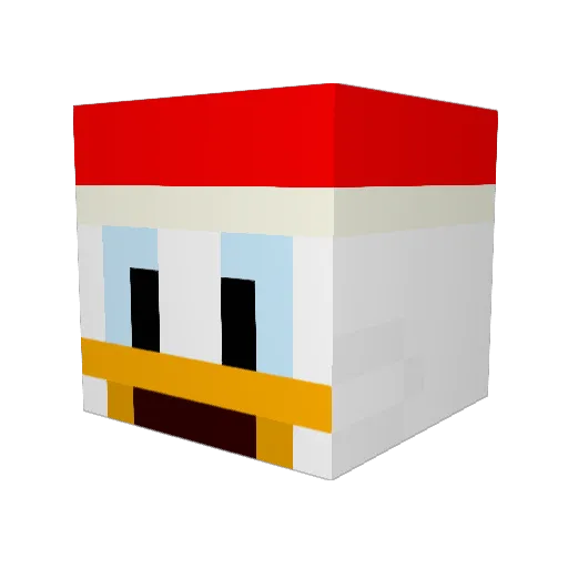 pratas007 Minecraft avatar head, 3D render