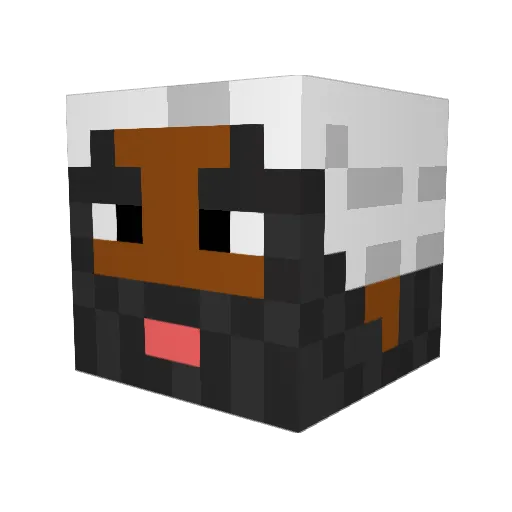 pratttan Minecraft avatar head, 3D render