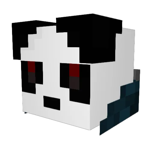 prawn92 Minecraft avatar head, 3D render