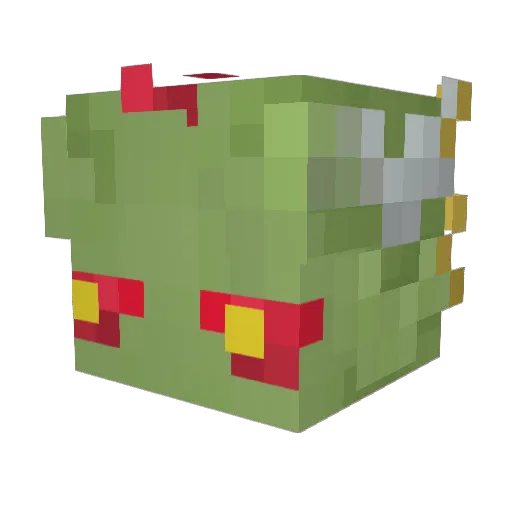 prawty Minecraft avatar head, 3D render