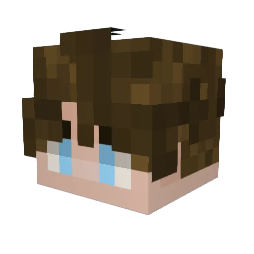 prax1a Minecraft avatar head, 3D render