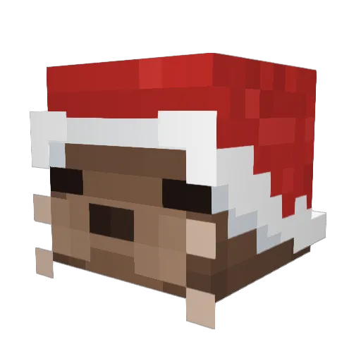 pray4lxve Minecraft avatar head, 3D render