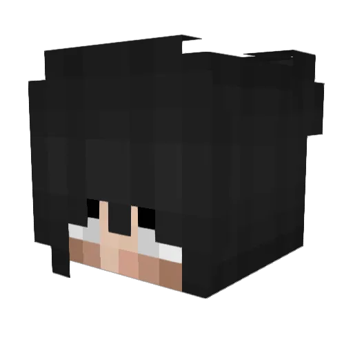 pray4me Minecraft avatar head, 3D render