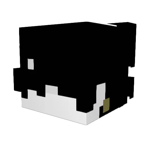 prayerbonus Minecraft avatar head, 3D render