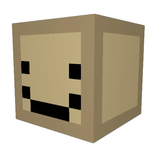 prayls Minecraft avatar head, 3D render