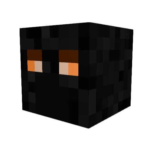 prazsky_kos Minecraft avatar head, 3D render