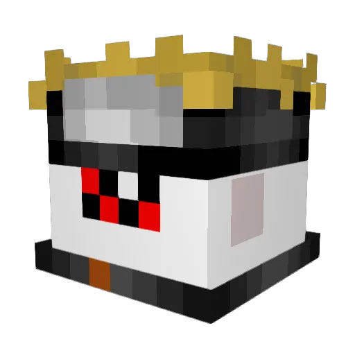 prcb Minecraft avatar head, 3D render