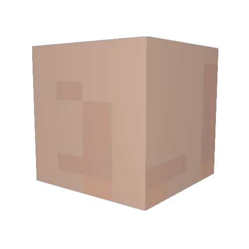 preckrasno Minecraft avatar head, 3D render