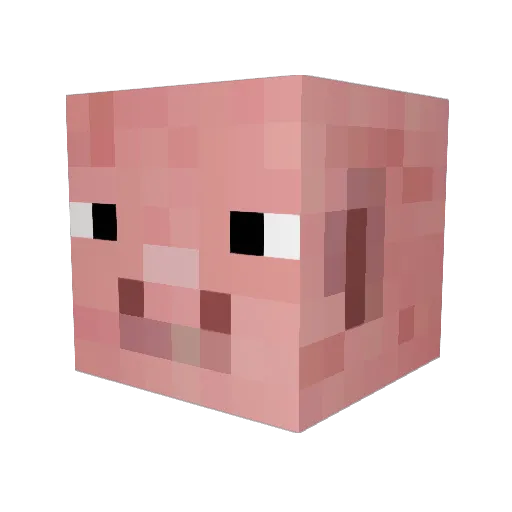 predakitty Minecraft avatar head, 3D render