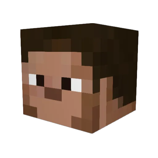 predator426 Minecraft avatar head, 3D render