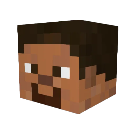 predator94035 Minecraft avatar head, 3D render