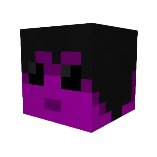 predoxZ Minecraft avatar head, 3D render