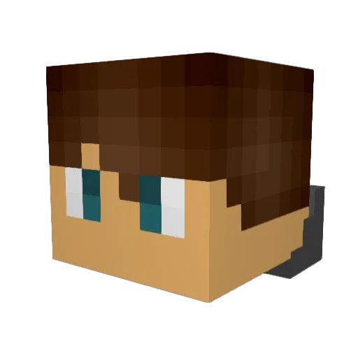 prego13 Minecraft avatar head, 3D render