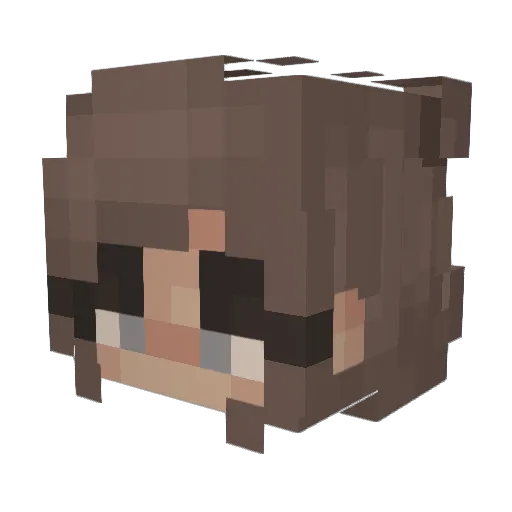 prelawgosling Minecraft avatar head, 3D render