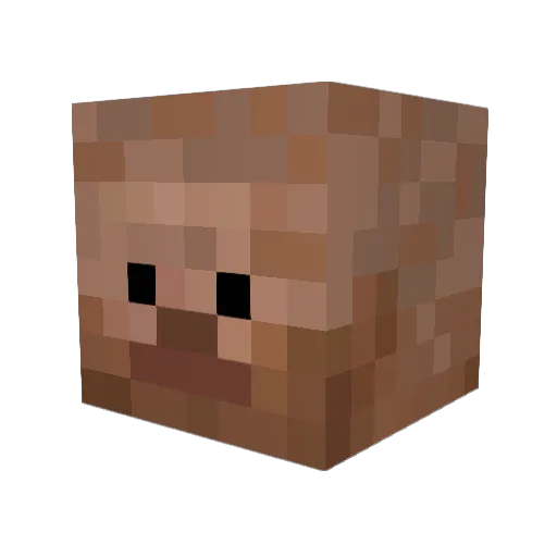 premiumchoppa Minecraft avatar head, 3D render