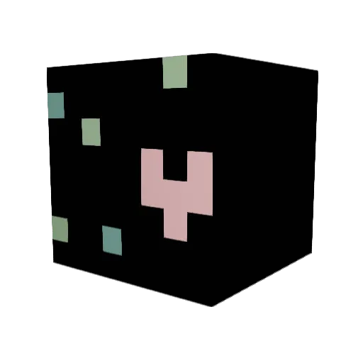 prepekeleteke Minecraft avatar head, 3D render