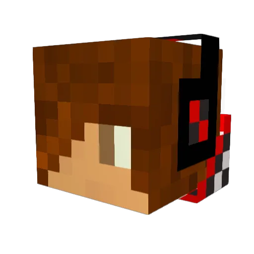 prestcool Minecraft avatar head, 3D render