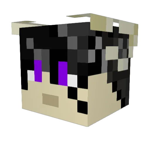 presto7986 Minecraft avatar head, 3D render