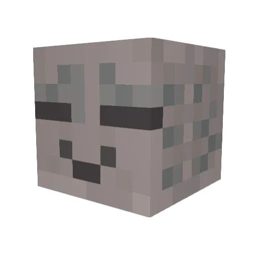 preston71yt Minecraft avatar head, 3D render