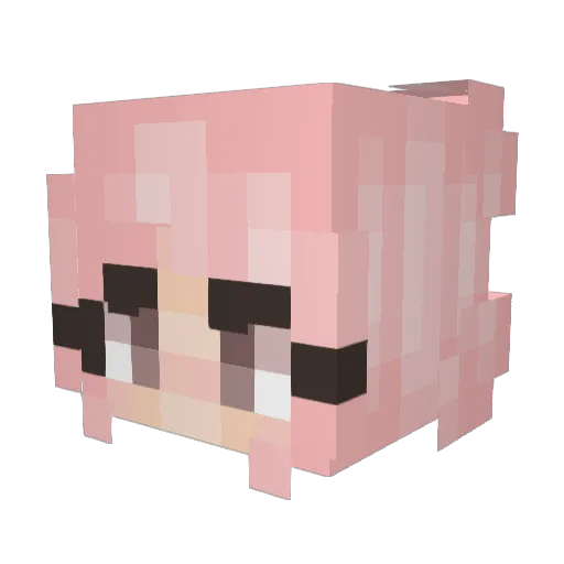 prestonm47 Minecraft avatar head, 3D render