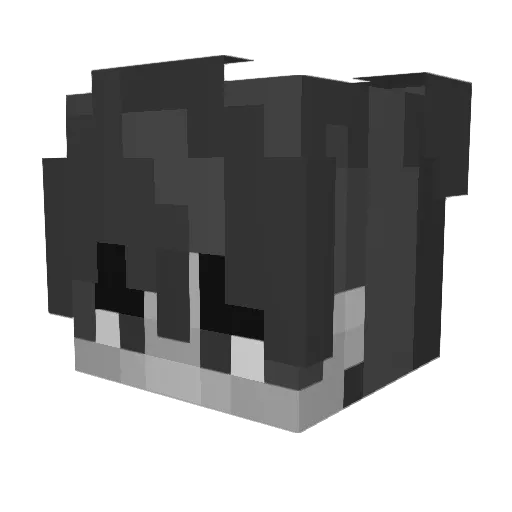 pretexto Minecraft avatar head, 3D render