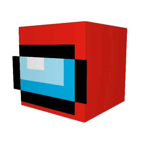 prettyangel72 Minecraft avatar head, 3D render