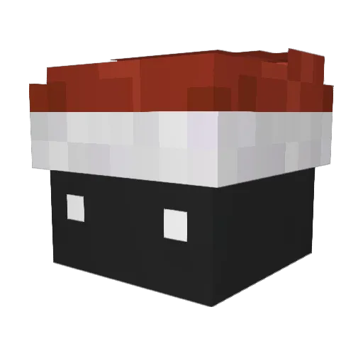 prettycoldworld Minecraft avatar head, 3D render