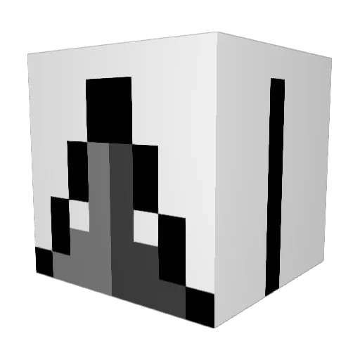 prettycool3 Minecraft avatar head, 3D render