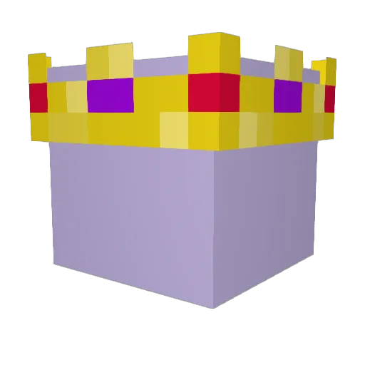 prettymeow Minecraft avatar head, 3D render