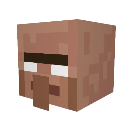 prettymuchevann Minecraft avatar head, 3D render