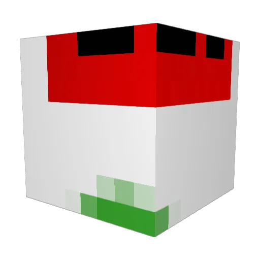 prexol3 Minecraft avatar head, 3D render